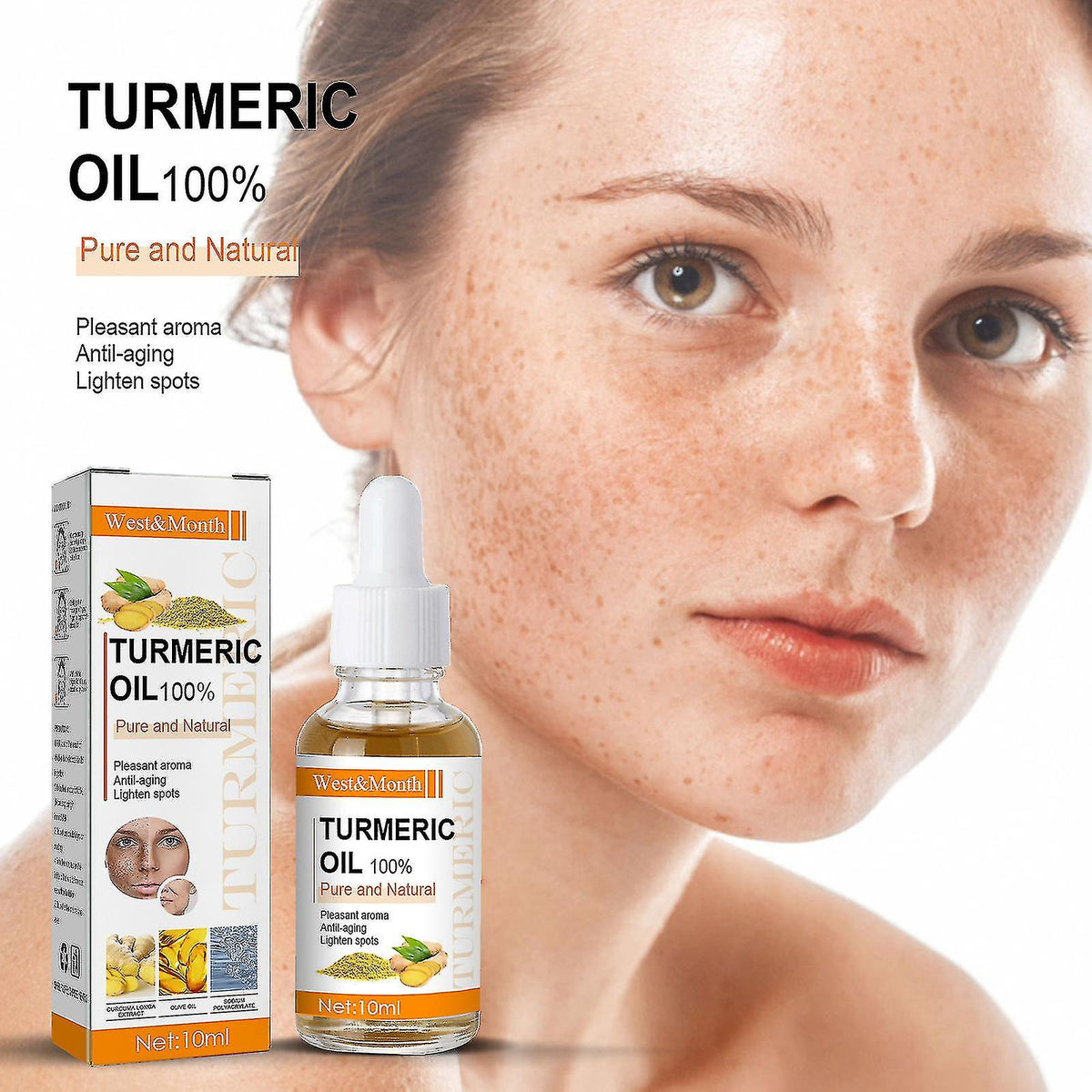 Turmeric Essential Oil 10ml Organic Turmeric Oil For Dark Spots 100 Pure Therapeutic Grade Turmeric Oil For Moisturizing