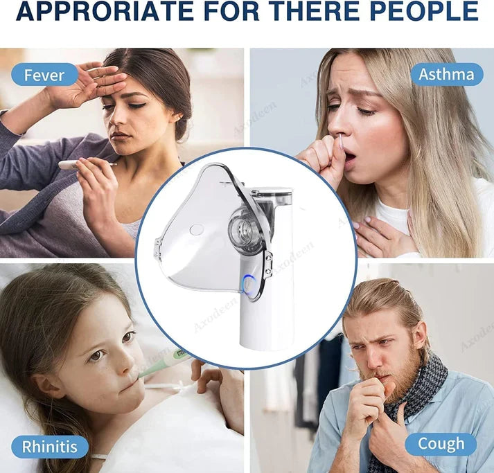 (free home delivery) Portable Nebulizer - Nebulizer Machine for Adults and Kids, Mesh Nebulizer for Breathing Problems, Handheld Nebulizer