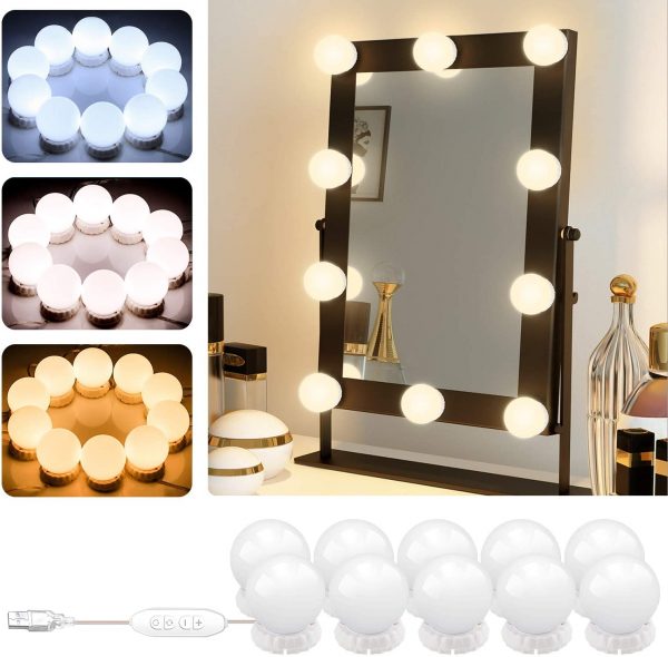LED Mirror Lights Make Up Vanity Mirror Light with 10 Light for Makeup Dressing Table