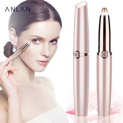Rechargeable Flawless Eyebrow Hair Remover Eyebrow Trimmer Pen Electric Shaver For Women Face