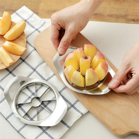 (Pack of 2) Stainless Steel Apple Cutter Slicer