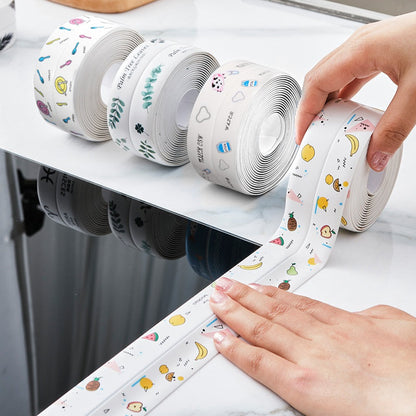( FREE HOME DELIVERY ) Self Adhesive Printed Sealing Waterproof Tape - 3 Meters length