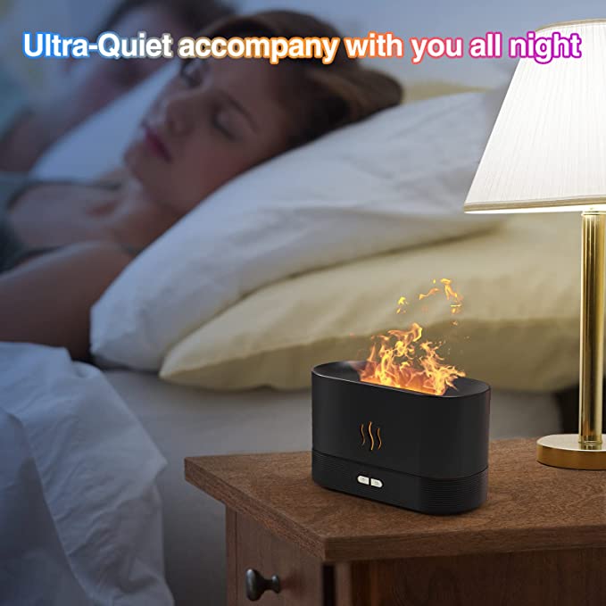 RGB Flame Humidifier and Aroma Diffuser (FREE HOME DELIVERY)