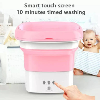 Portable Folding Washing  Machine with Dryer [Free home delivery]