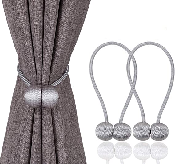 Magnetic Curtain Tiebacks for Window Decoration 1 Pair(2PCS)