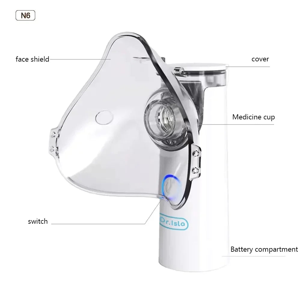 (free home delivery) Portable Nebulizer - Nebulizer Machine for Adults and Kids, Mesh Nebulizer for Breathing Problems, Handheld Nebulizer