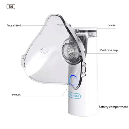 (free home delivery) Portable Nebulizer - Nebulizer Machine for Adults and Kids, Mesh Nebulizer for Breathing Problems, Handheld Nebulizer