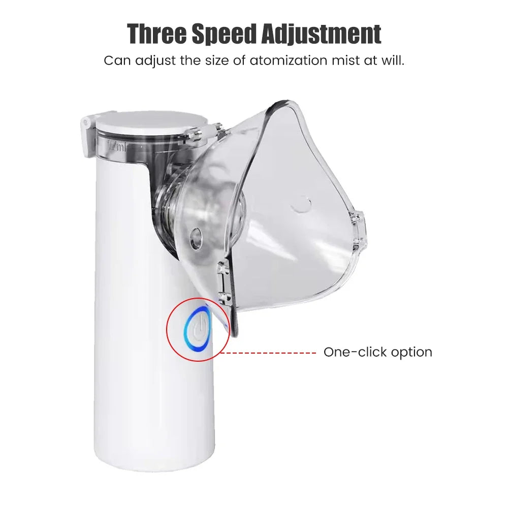(free home delivery) Portable Nebulizer - Nebulizer Machine for Adults and Kids, Mesh Nebulizer for Breathing Problems, Handheld Nebulizer