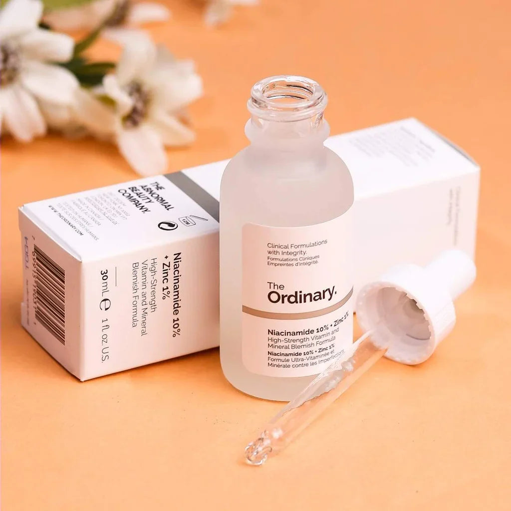 (FREE HOME DELIVERY) The Ordinary Niacinamide 10% + Zinc 1% – 30ml Serum For All Skin Types
