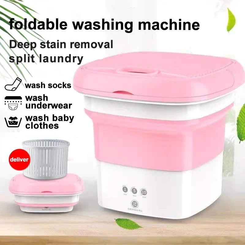 Portable Folding Washing  Machine with Dryer [Free home delivery]